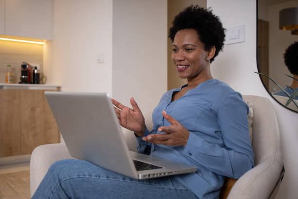 istock Woman working from home 1468061331