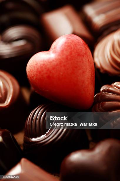 Red Heart Stock Photo - Download Image Now - Birthday, Birthday Present, Brown