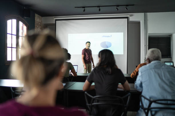 istock People attending a business conference 1468068436