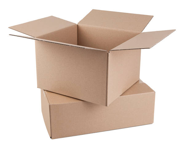 istock Cardboard box isolated on white background. Clipping path included. 1468069745