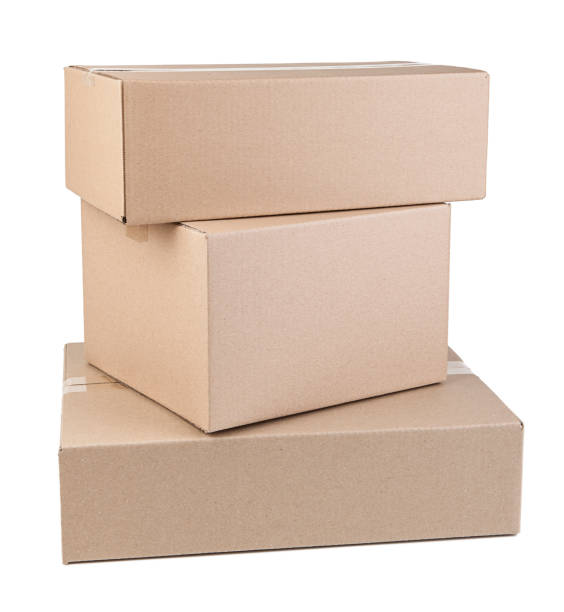 istock Cardboard box isolated on white background. Clipping path included. 1468069757