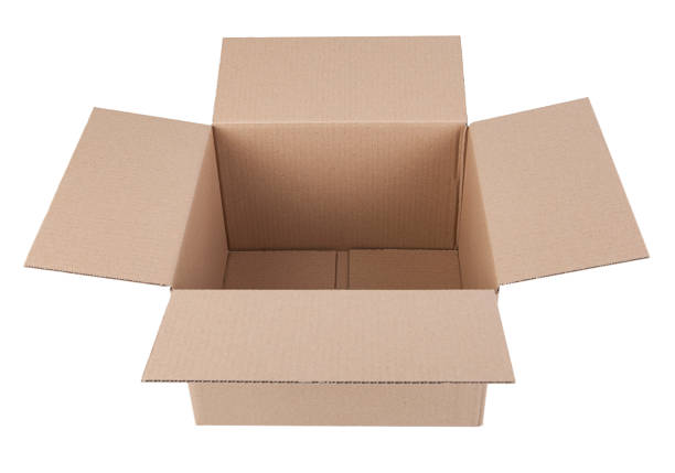 istock Cardboard box isolated on white background. Clipping path included. 1468069758