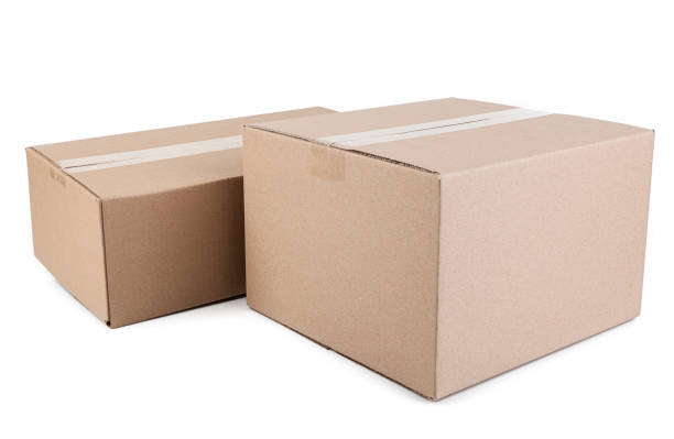 istock Cardboard box isolated on white background. Clipping path included. 1468073180