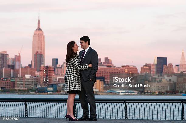 Skyline Couple Stock Photo - Download Image Now - Empire State Building, People, New York City