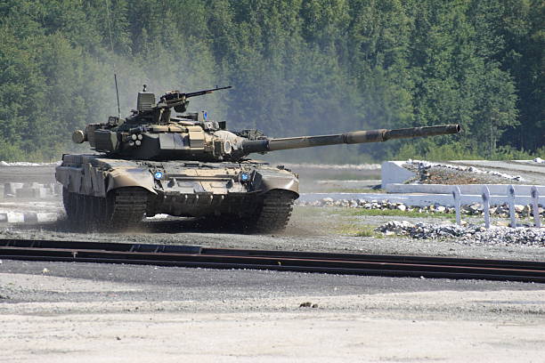 t – 90er russische großen schlacht tank-top - tank stock-fotos und bilder