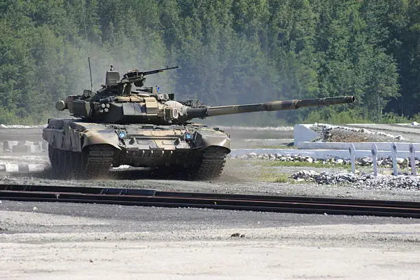 This is newest Russian Main Battle Tank T-90S.