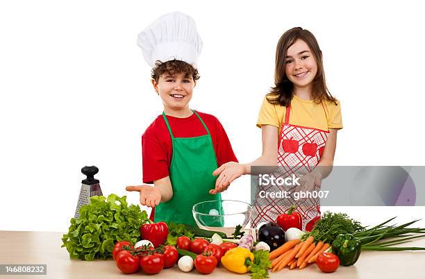 Gesunde Essen Stockfoto und mehr Bilder von 12-13 Jahre - 12-13 Jahre, 14-15 Jahre, Essen zubereiten