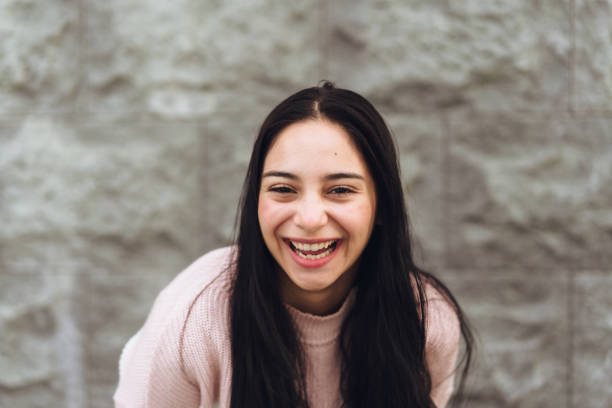 istock Cheerful young woman. 1468087555