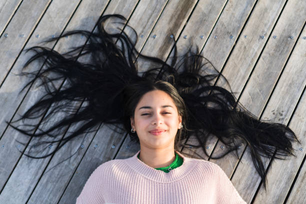 istock Woman with beautiful hairs 1468087583