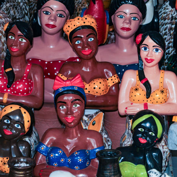 istock Colorful dolls made of plaster 1468090928