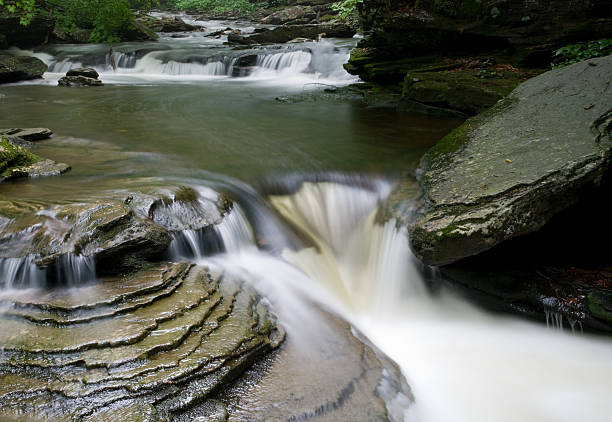 istock Beautiful Waterfall in the Summer 146809160