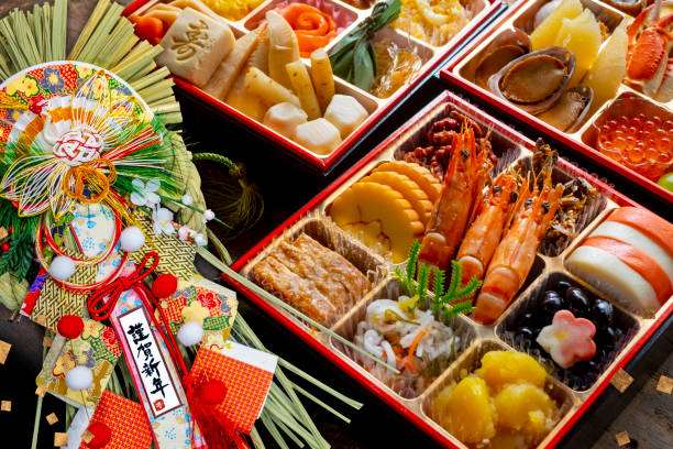 istock Osechi is a dish eaten during the Japanese New Year. 1468100385