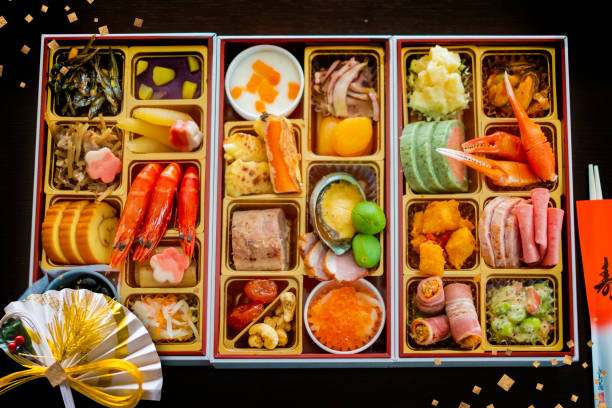 istock Osechi is a dish eaten during the Japanese New Year. 1468100395