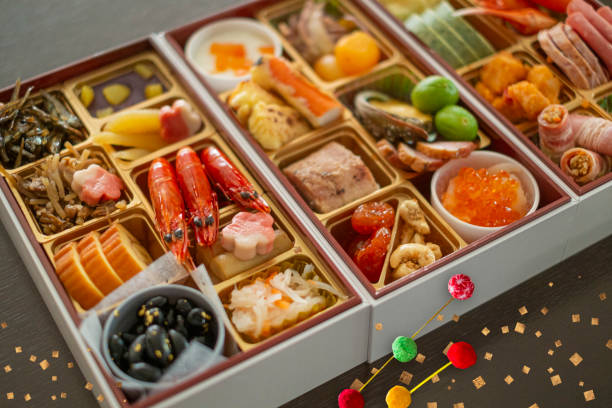 istock Osechi is a dish eaten during the Japanese New Year. 1468100399