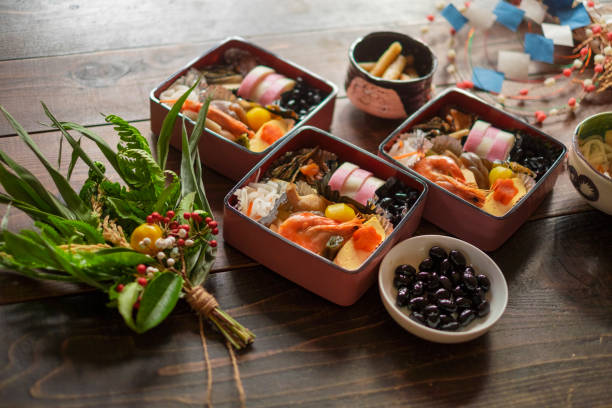 istock Osechi is a dish eaten during the Japanese New Year. 1468100648