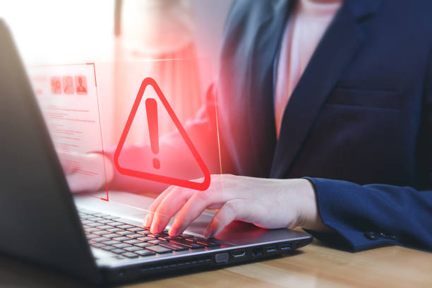 istock Concept of system maintenance, security, virus protection and hacking prevention accessing important information 1468102353