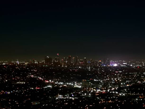 istock Night view of Downtown LA 1468110968