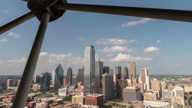 Dallas Downtown Skyline - Time Lapse