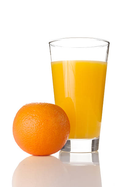 istock Orange juice in a glass 146811654