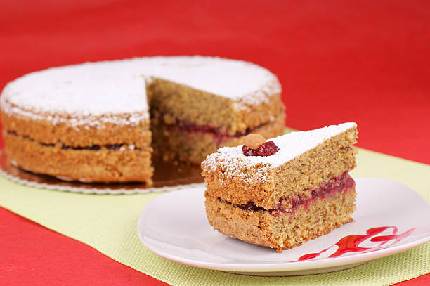 istock Piece of buckwheat cake 146812449