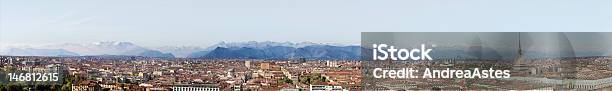 Vista Panoramica Di Torino Xxxlarge - Fotografie stock e altre immagini di Mole Antonelliana - Mole Antonelliana, Montagne Olimpiche, Panoramica