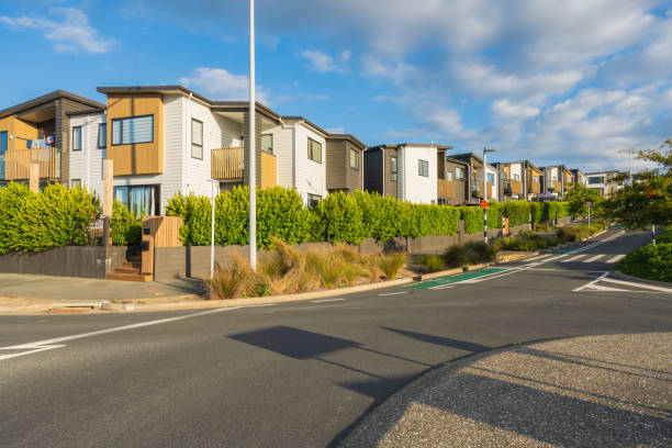 istock Row of apartments. 1468128531