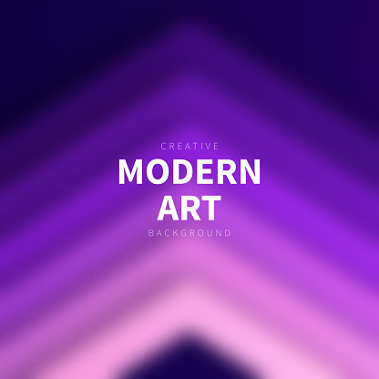 Modern and trendy background. 3D abstract design with blurred geometric shapes and beautiful color gradient. This illustration can be used for your design, with space for your text (colors used: Pink, Purple, Black). Vector Illustration (EPS file, well layered and grouped), square format (1:1). Easy to edit, manipulate, resize or colorize. Vector and Jpeg file of different sizes.