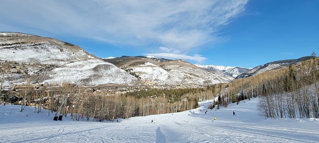 The peaks around Crested Butte, Colorado are covered in snow!