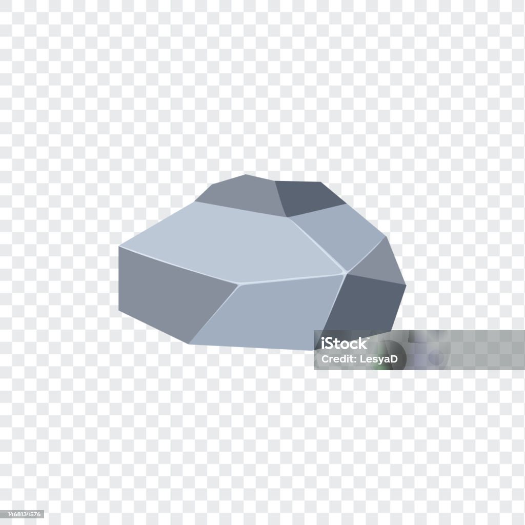 Vector Illustration Rocks Rock Boulder Natural Shape Stone Vector Illustration Stock Illustration ...