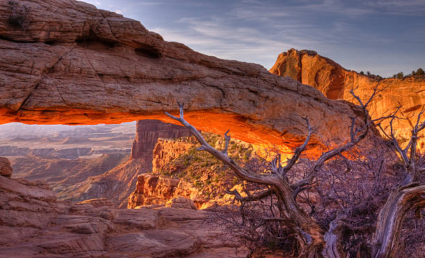 Mesa Arch Sunrise stock photo