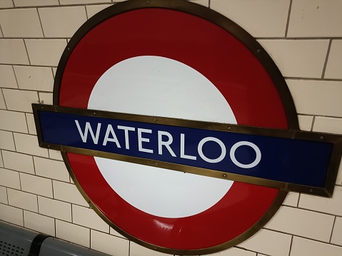 Waterloo Station sign