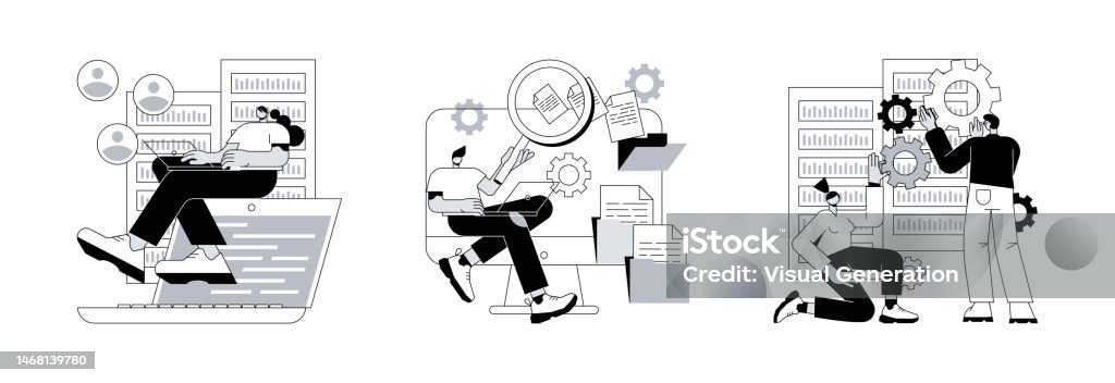 Information Collection And Analysis Abstract Concept Vector ...