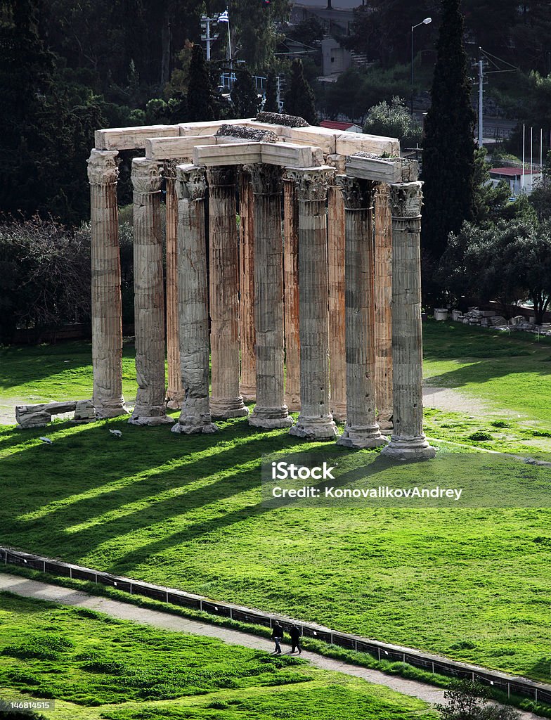 Griechenland, den Tempel des Olympischen Zeus - Lizenzfrei Alt Stock-Foto