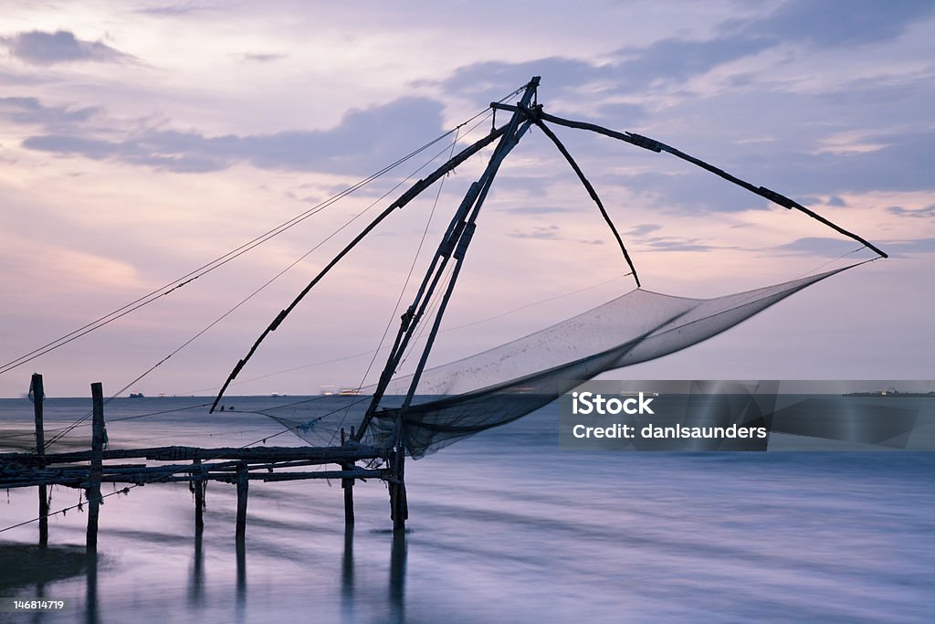 Rede de Pesca Chinesa, forte Cochin - Royalty-free Amanhecer Foto de stock