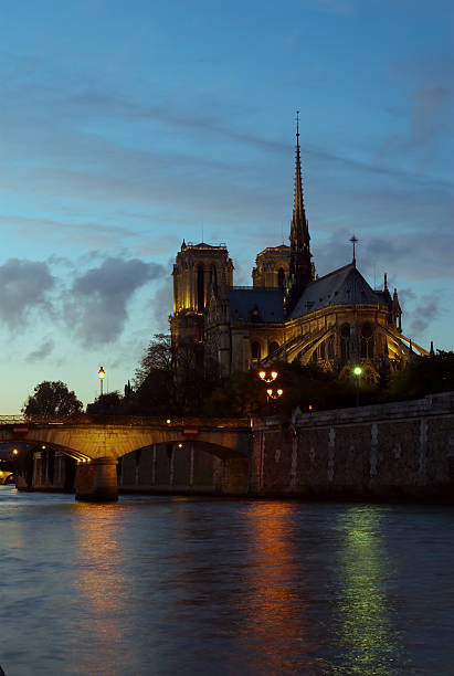 istock Notre Dame Sunset, Paris, France 146814901