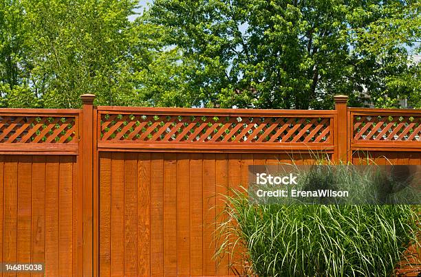 Wooden Fence Stock Photo - Download Image Now - Fence, Wood - Material, Post - Structure