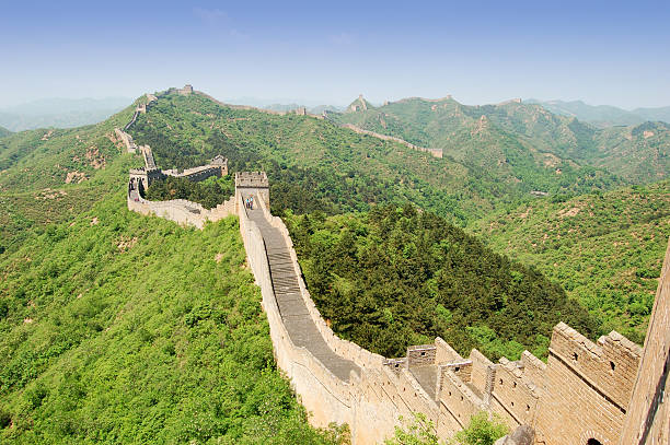 Great Wall of China at Simatai stock photo