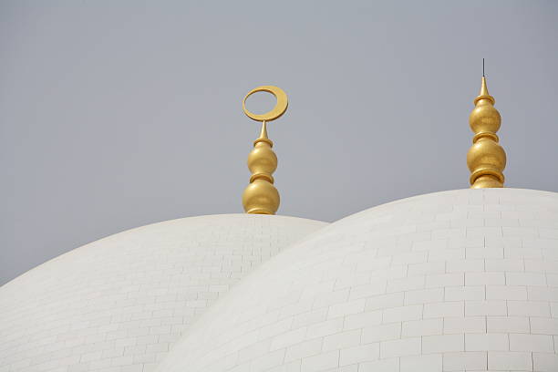 istock Domes of Sheikh Zayed Mosque in Abu Dhabi 146816078