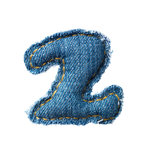 istock One digit of jeans alphabet 146816202
