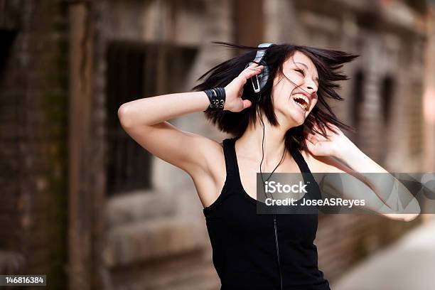 Enjoying Music Stock Photo - Download Image Now - Dancing, Headphones, Music