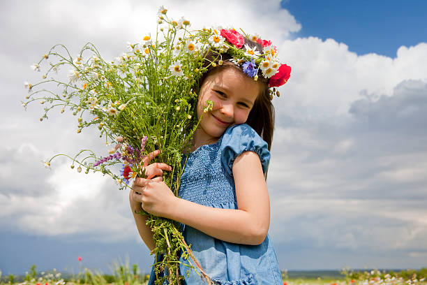 istock Little country girl 146816796