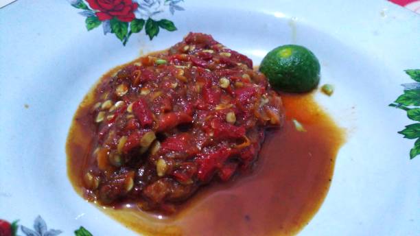 istock Sambal terasi on a plate 1468169654