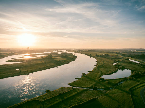 istock Sunrise over the river IJssel in the IJsseldelta during fall 1468171858