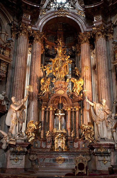 istock Interiors of St. Nicholas Church 146817199