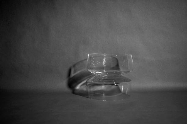 istock Glass bowls. Black and white minimalism 1468173622