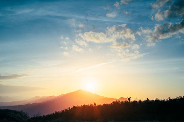 istock At dusk, dynamic clouds. People feel romantic, comfortable, free and peaceful. 1468175999