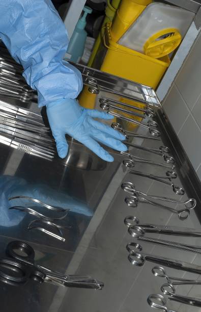 istock An Anatomy technician in the necropsies orders the necessary Instruments on a table 1468180191