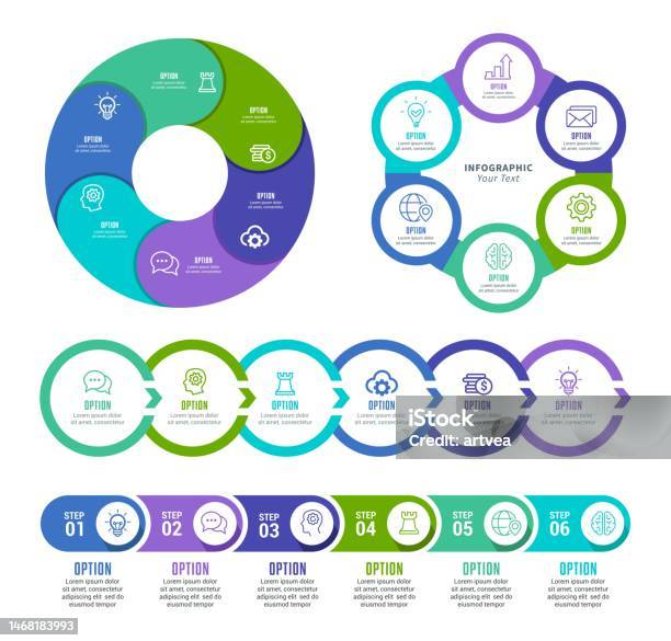 Infographic Response Pattern Set Of Infographic Element Stock Illustration - Download Image Now ...