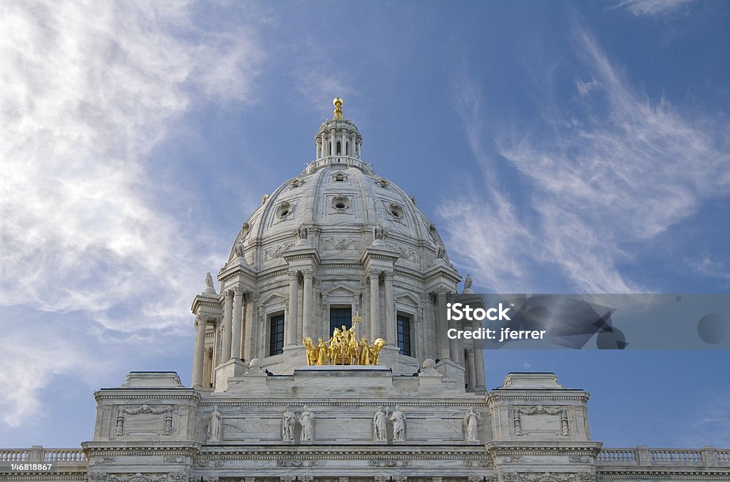 Kuppel der Minnesota State Capitol an einem sonnigen Tag - Lizenzfrei Minnesota Stock-Foto