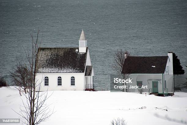 Mały Church - zdjęcia stockowe i więcej obrazów Zima - Zima, Charlevoix, Kościół